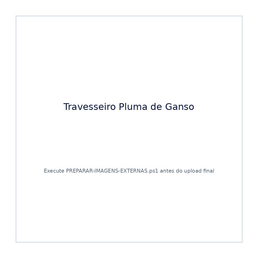 Acessório Ortobom Travesseiro Pluma de Ganso