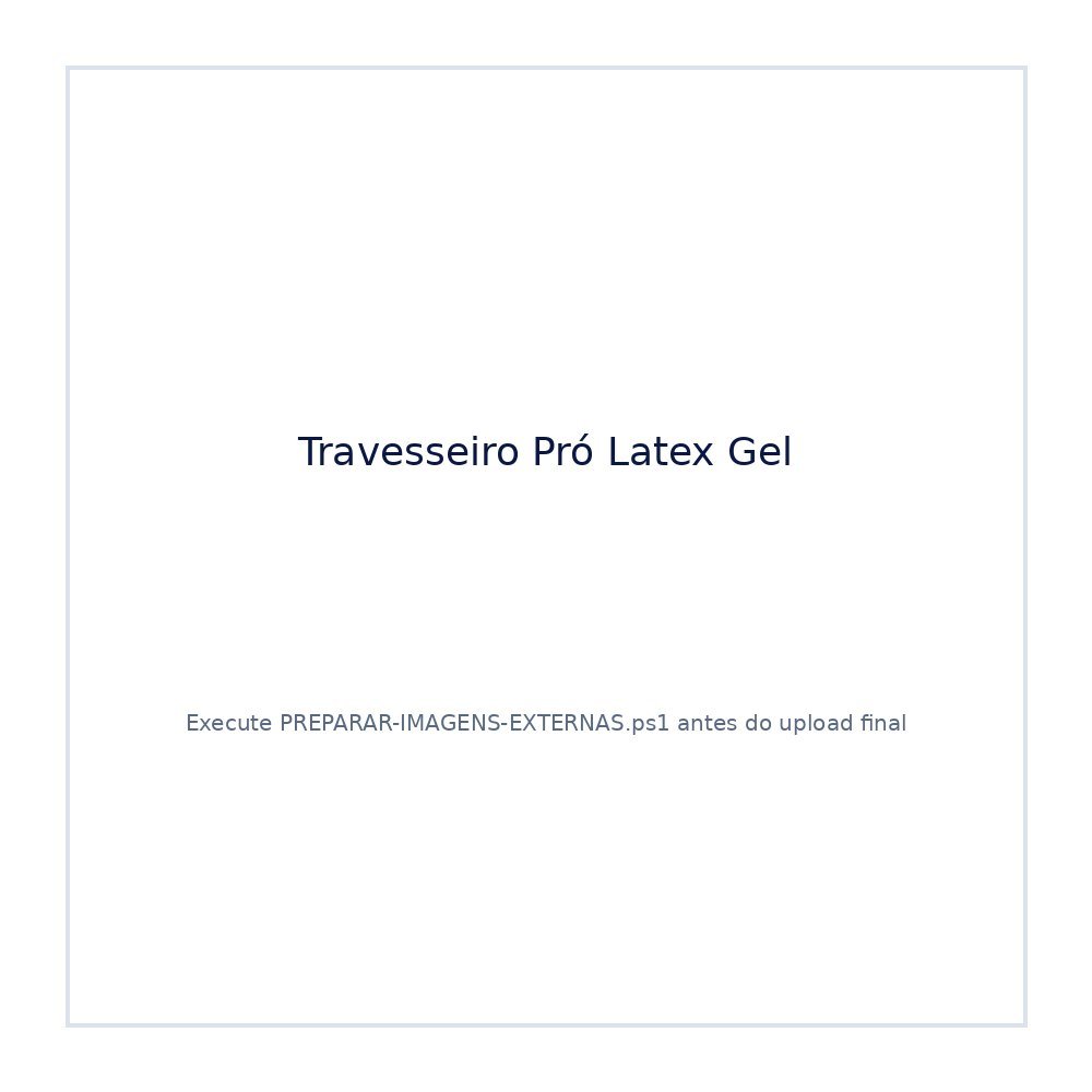 Acessório Ortobom Travesseiro Pró Latex Gel
