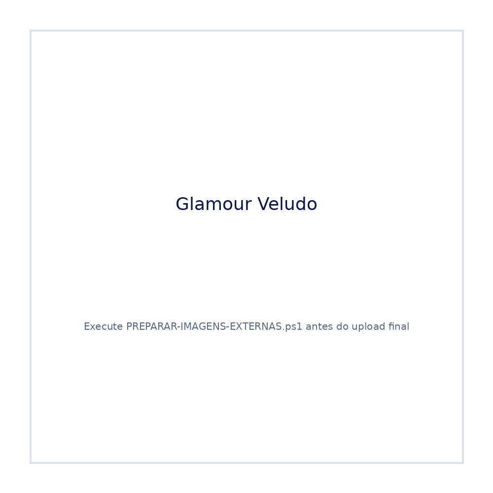 Cabeceira Ortobom Glamour Veludo